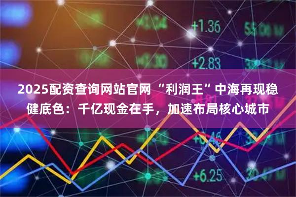 2025配资查询网站官网 “利润王”中海再现稳健底色：千亿现金在手，加速布局核心城市